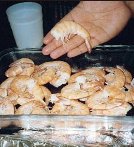 shrimp-cooking facility