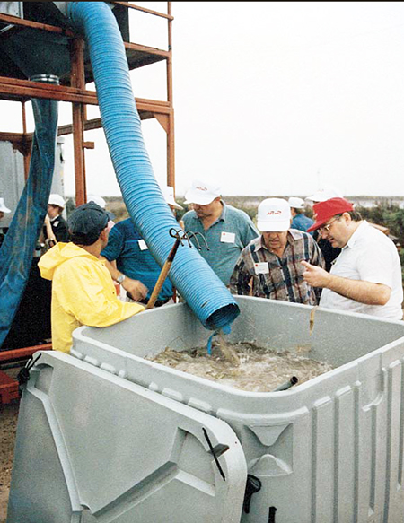 Mechanized shrimp harvesting
