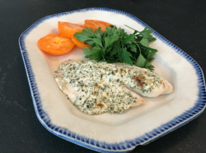 Easy Seafood Recipes - Broiled Tilapia with Yogurt and Herbs